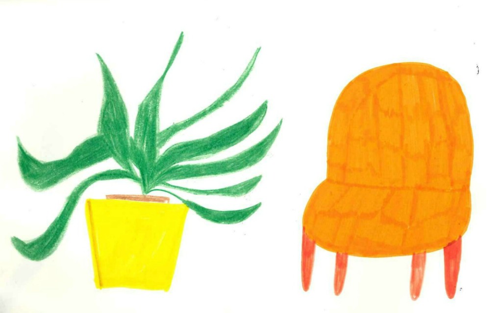 orange chair 1